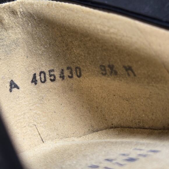 Stuart Weitzman Heels Women 9.5 Peep Toe Black Patent Leather Pumps Dress Formal - Picture 10 of 12